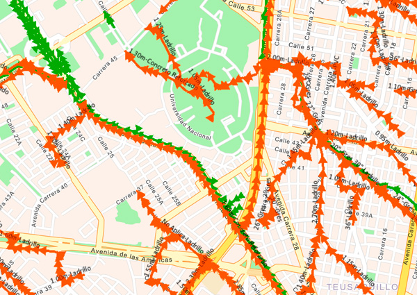 Red troncal de alcantarillado