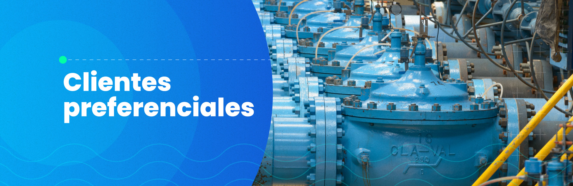 Banner clientes preferenciales ambiente publico