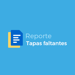 Reporte de tapas faltantes